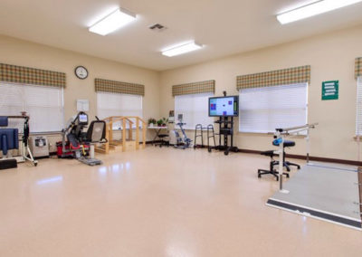 Fitness and treatment area