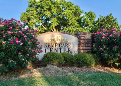 Kemp Care Center monument sign